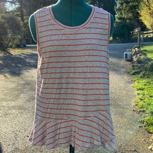 CAbi sleeveless striped top